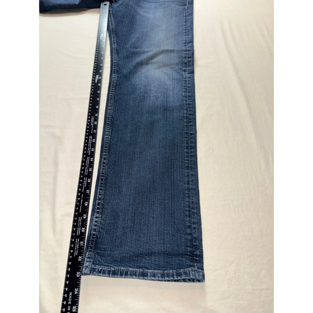 Levis 505 Regular Fit Straight‎ Leg Mens Blue Denim Jeans W36 L34 Medium Wash